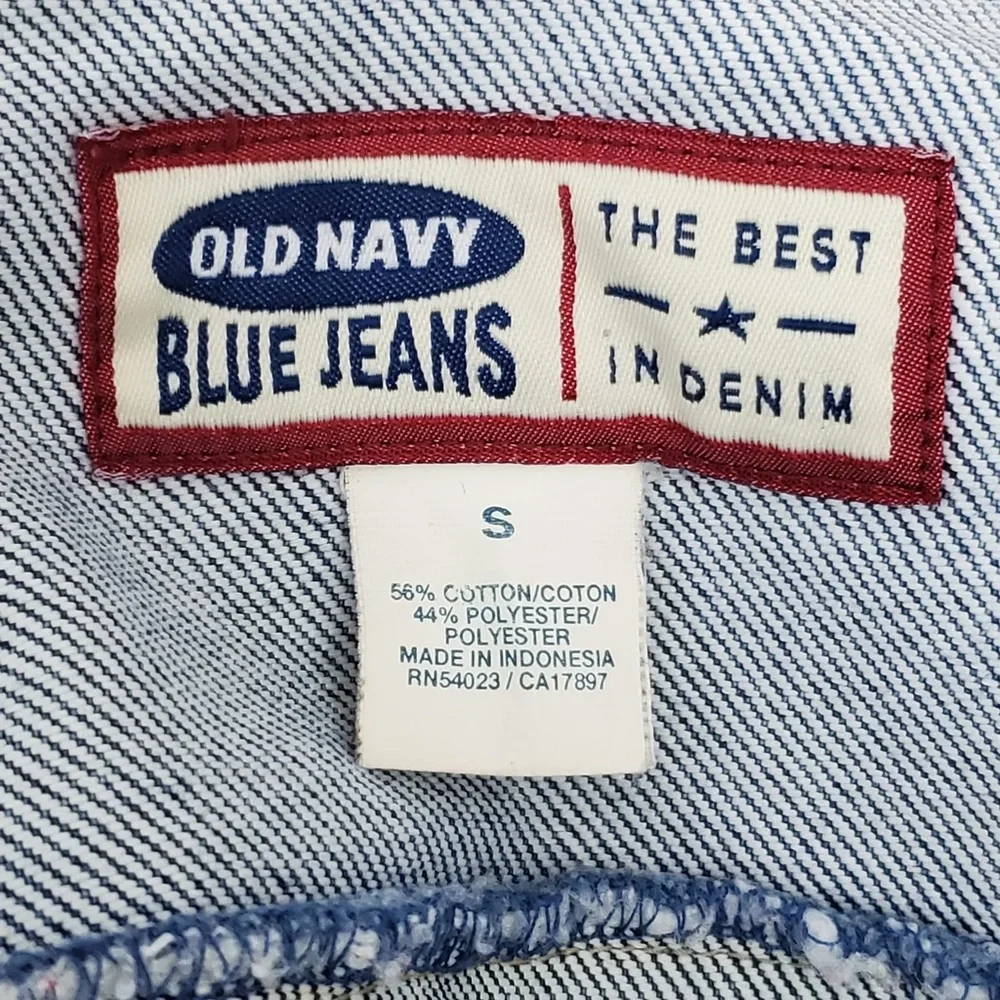 Old Navy Blue Denim classic Jeans Jacket Girl Size S‎